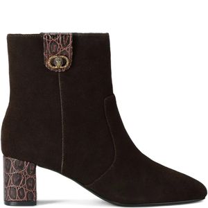 Kurt Geiger Black 55Mm Chelsea Embossed-Tab Ankle Boots