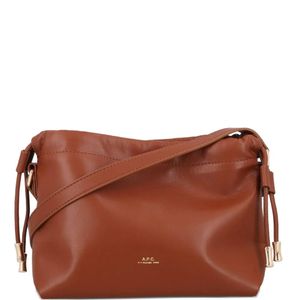 A.P.C. Brown Drawstring Tote Bag