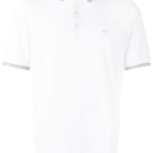 メンズ Michael Kors ロゴ刺繍 ポロシャツ ホワイト