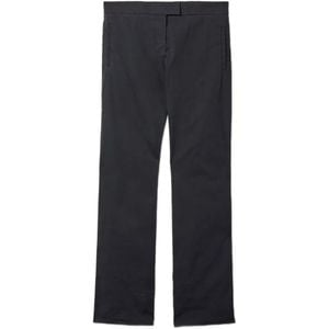 Miu Miu Blue Pantalon En Popeline Stretch