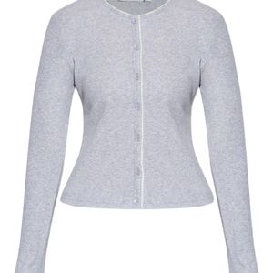 Samsøe & Samsøe Blue Sajune Buttoned-Up Long-Sleeve Cardigan