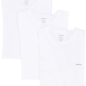 メンズ DIESEL ロゴ Tシャツ ホワイト