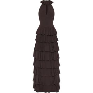 Nicholas White Yasira Ruffled Tiered Maxi Dress