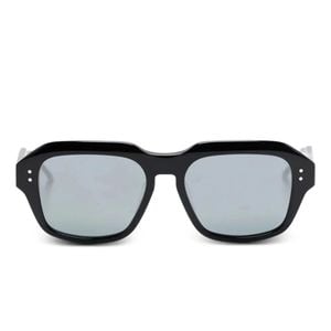 Thom Browne Black Rectangular-Frame Sunglasses