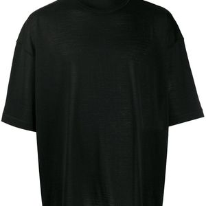 メンズ Jil Sander オーバーサイズ Tシャツ ブラック