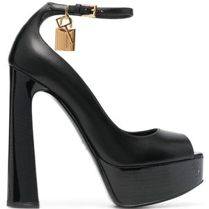 Tom Ford Black Platform Sandals