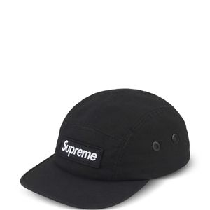 Supreme Black Zoo York Logo-Patch Camp Cap for men