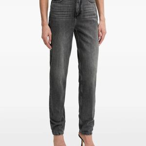 Guess Black Organic Cotton-Blend Jeans