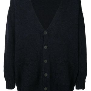 Cardigan oversize à motif intarsia J.W. Anderson pour homme en coloris Bleu