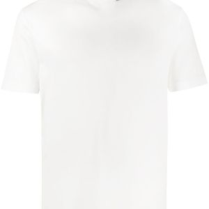 T-shirt con dettaglio a 4 righe di Thom Browne in Bianco da Uomo