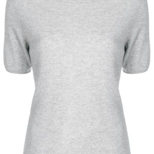 T-shirt à encolure ronde en cachemire N.Peal Cashmere en coloris Gris