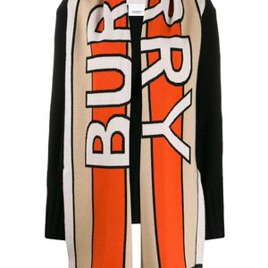 Burberry ロゴ スカーフ ブラック