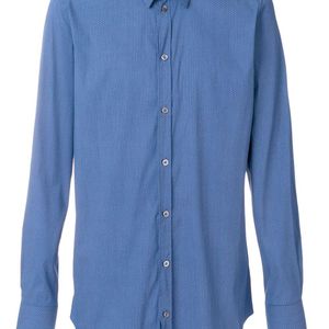 Camisa clásica Bagutta de hombre de color Azul