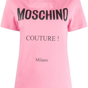 Moschino ロゴ Tシャツ ピンク