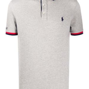 Polo Ralph Lauren Poloshirt mit Kontrastdetails in Grau für Herren