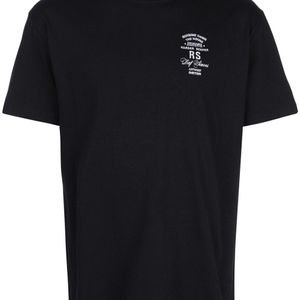 メンズ Raf Simons ロゴ Tシャツ ブラック