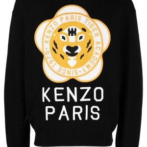 Pull À Patch Logo KENZO pour homme en coloris Noir