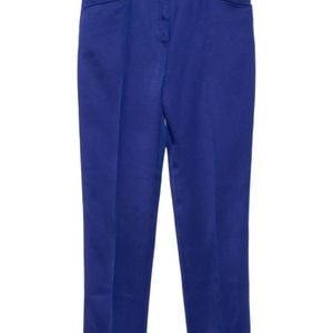 Tom Ford Blue Cropped Straight-Leg Trousers
