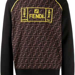 メンズ Fendi モノグラム スウェットシャツ ブラック