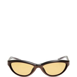 Linda Farrow Metallic Cat Eye-Frame Sunglasses