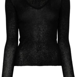 James Perse Black V-Neck T-Shirt