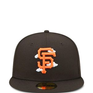 KTZ Black Comic Cloud Fitted Hat for men