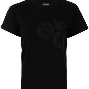 Emporio Armani ロゴ Tシャツ ブラック