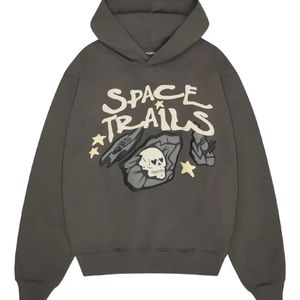 BROKEN PLANET Grey Market Graphic-Printed Hoodie