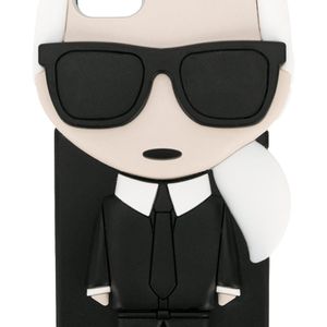 Karl Lagerfeld Karl Ikonik Iphone Hoesje in het Zwart