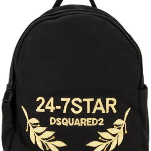 DSquared² 24-7 Star Logo Rugzak in het Zwart