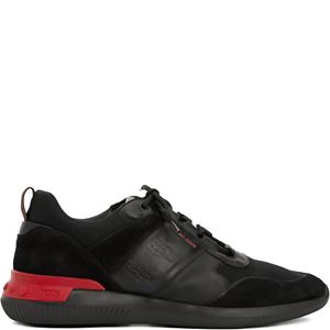 Tod's Black No_Code Leather Suede Sneakers for men