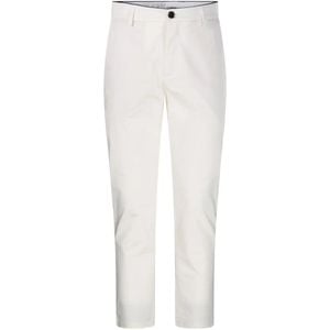 Department 5 White Buttoned Trousers for men