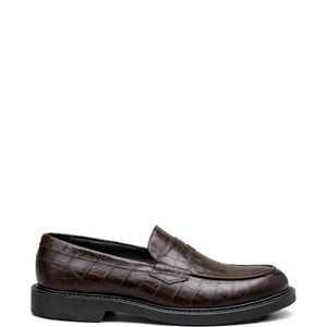 Canali Loafer Mit Geprägtem Muster in Weiß für Herren