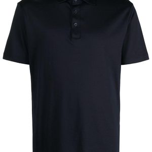 メンズ Giorgio Armani ショートスリーブ ポロシャツ ブラック