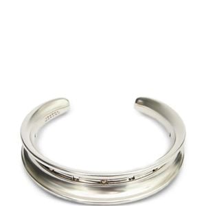 Isabel Marant White Horseshoe Open-Work Bracelet