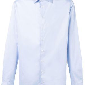 メンズ Giorgio Armani カッタウェイカラーシャツ ブルー