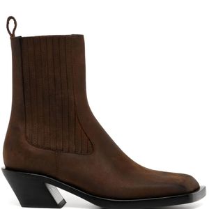 AMINA MUADDI Brown Chiara Chelsea Boots