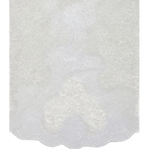 Dolce & Gabbana White Lace Oval Veil