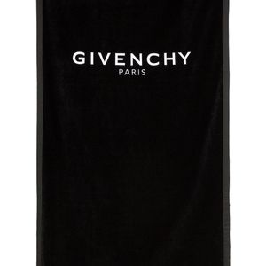 メンズ Givenchy ロゴ ビーチタオル ブラック