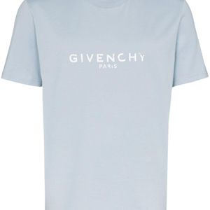 メンズ Givenchy ロゴ Tシャツ ブルー