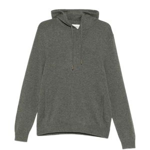 Bompard Grey Kangaroo-Pocket Hoodie for men