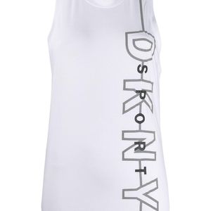 Débardeur à logo DKNY en coloris Blanc