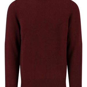 Drumohr Red Cashmere Crew-Neck Sweater for men