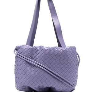 Petit sac porté épaule The Bulb en cuir Intrecciato Bottega Veneta en coloris Violet