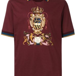 メンズ Dolce & Gabbana グラフィック Tシャツ レッド