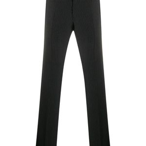 Pantalones de vestir a rayas diplomáticas Alexander McQueen de hombre de color Negro
