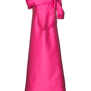 Carolina Herrera オフショルダー ドレス ピンク
