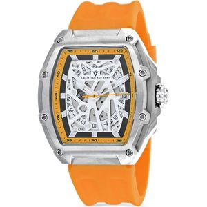 Christian Van Sant Metallic Odyssey Skeleton-Dial Watch for men