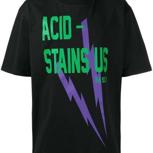 Haider Ackermann Acid Stains Tシャツ ブラック