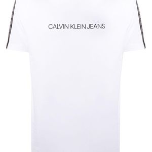 メンズ Calvin Klein ロゴ Tシャツ ホワイト